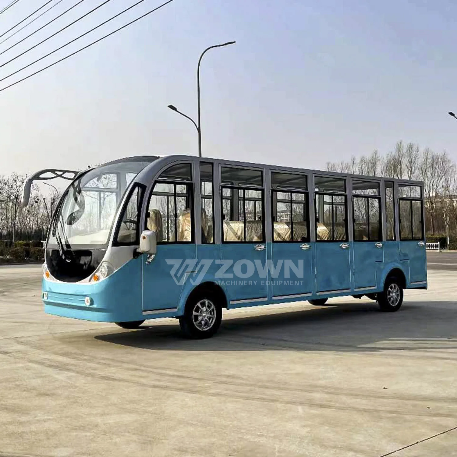 Factory direct sale cheap electric second-hand bus long-distance coach 16 seats 4x4 off-road bus