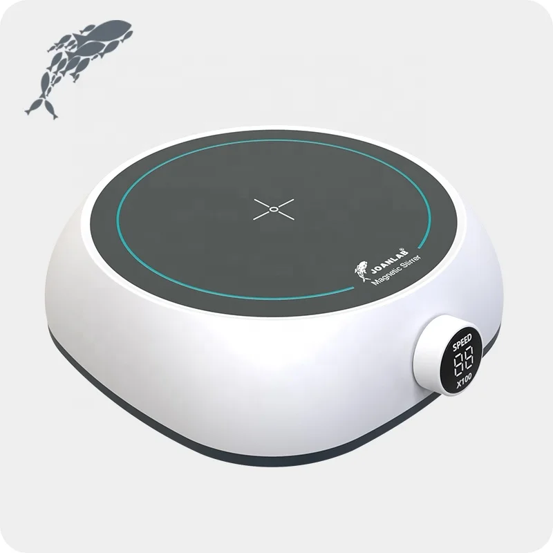 JOAN Lab LED Digital Hotplate Magnetic Stirrer with Ceramic Coated  19x19cm Plate 200-2000RPM