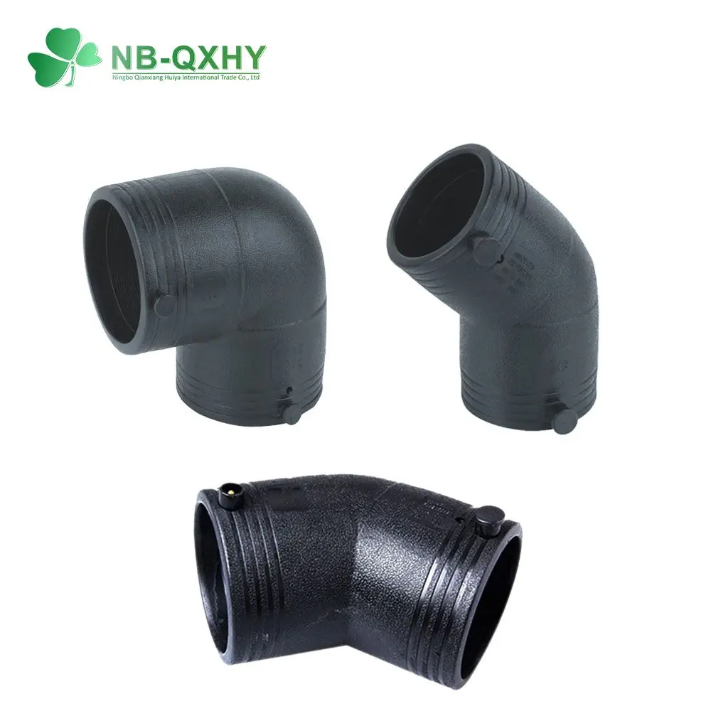 PE100 SDR11 Water Supply HDPE Elbow Fitting Electro Fusion Pipe Fitting HDPE Pipe Fitting