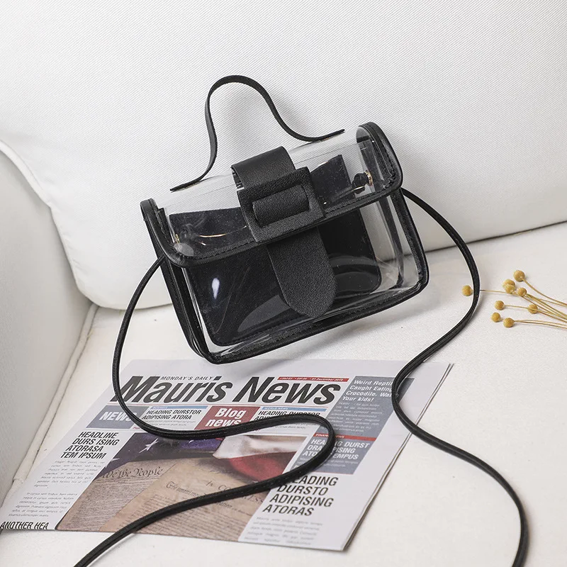 New Arrivals Hot Sell Clear Transparent Jelly Bag Crossbody Shoulder Bags