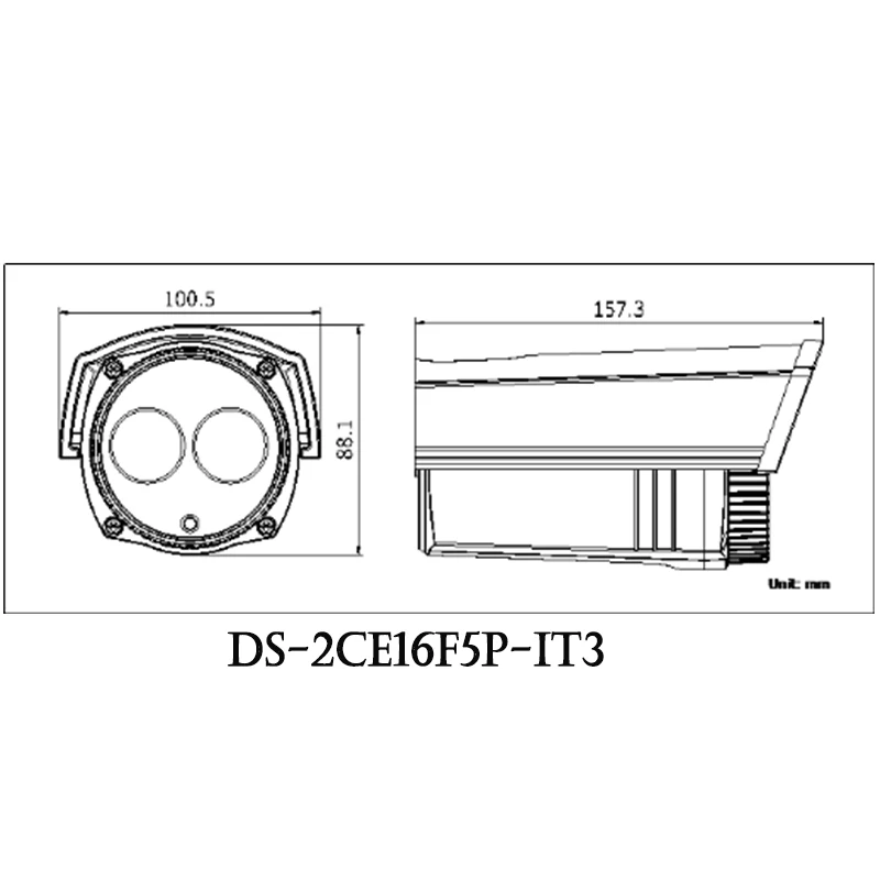 1080P Camara Indoor Coaxial CCTV Eye Ball Camera  HD Home Security Analog BULLET  analog  camera DS-2CE16F5P-IT3