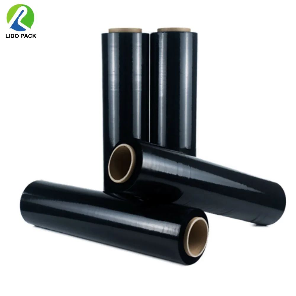 hot selling customized black packaging pallet Stretch Wrap film