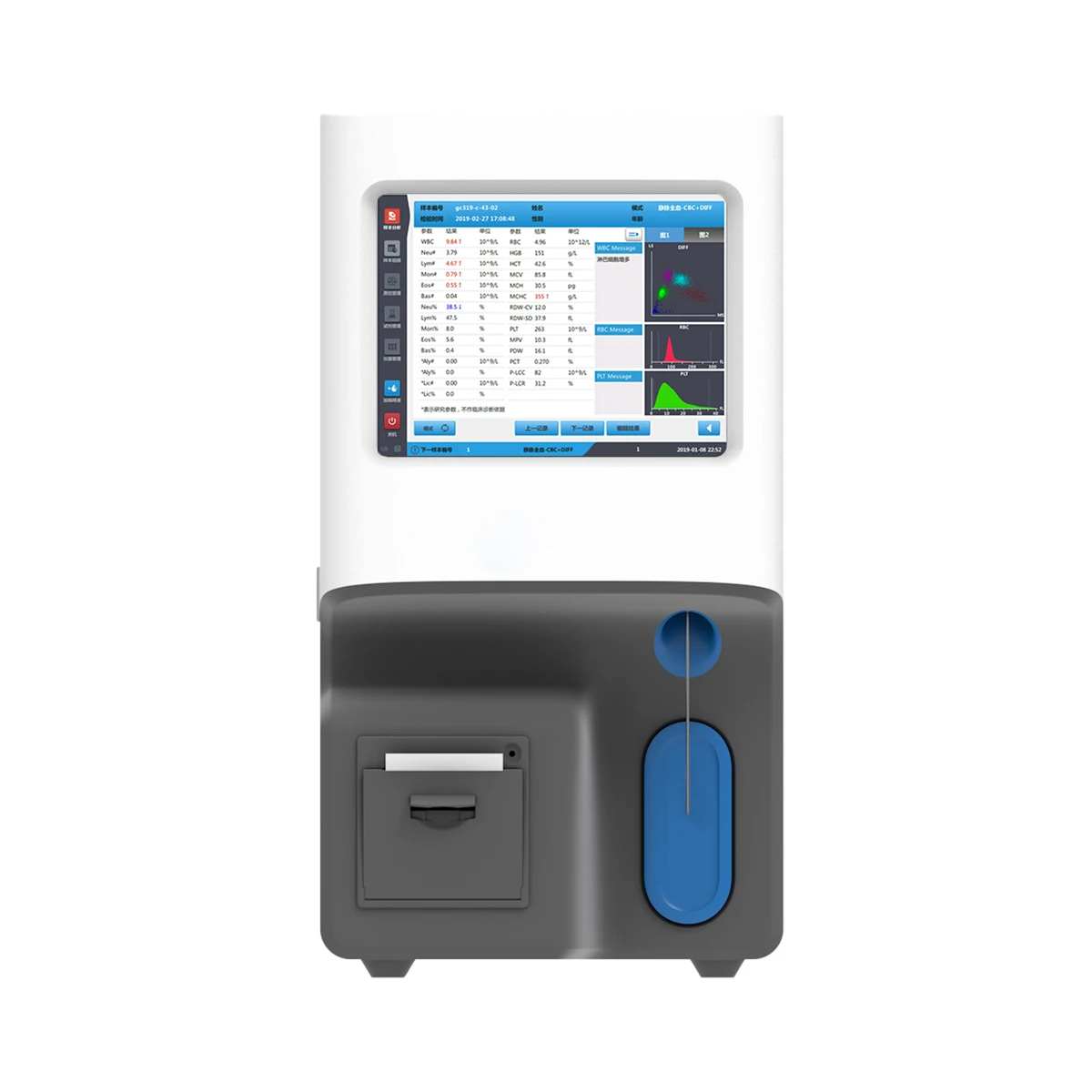 Машина для анализа крови zybio z5 cbc гематологический анализатор 5 частей инструменты клинического цена реагента