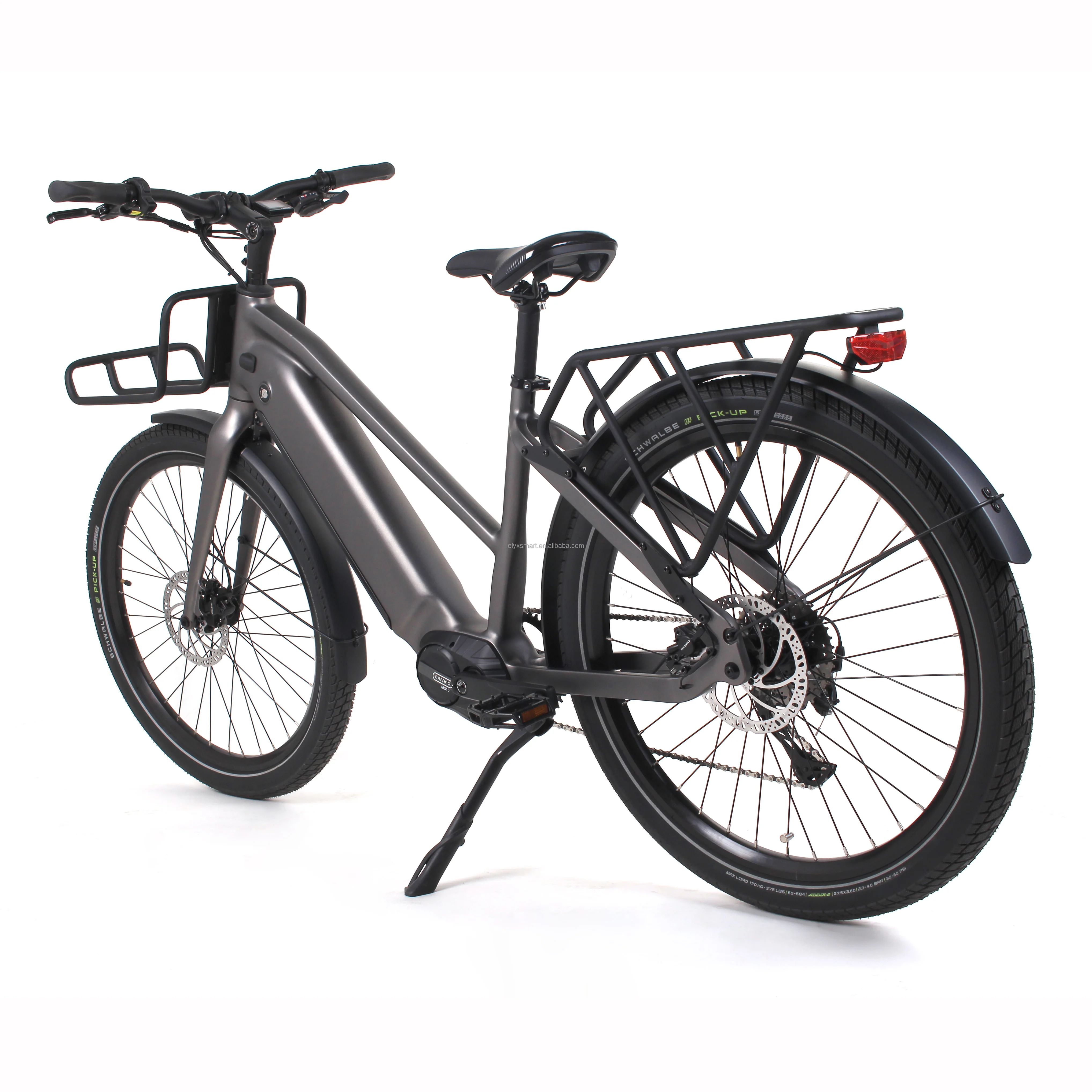 Custom Factory 48V20Ah Battery Long Range 200KGS Max Load 45KM/H Bafang Mid Drive M510 250W Cargo Bike Electric