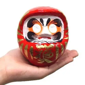 Сделано в Японии #4 DARUMA кукла Бодхидхарма 60215 искусство японская красная домашний декор Японская Игрушка статуя керамическая Дарума мини