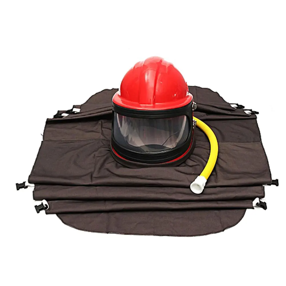 
ABS sandblast helmet with temperature regulator precision filter 