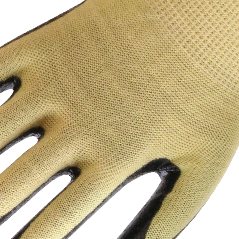 XINGYU Heavy duty rubber gloves Kailaf impregnated black nitrile coated work gloves Safety work gloves