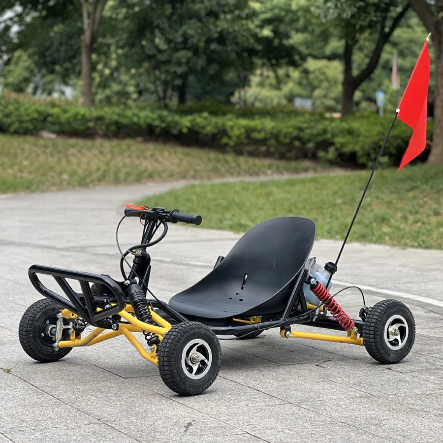 Heavy Duty Adult 270cc 9hp 4 Stroke Foot Acceleration Drift Karting With 4 Wheels