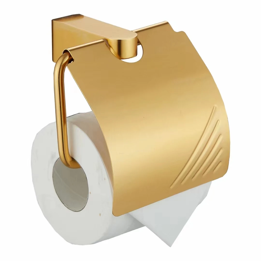 Wholesale Hot Selling Styles Size Can Be Customized Bathroom Luxury Gold Color Hotel Hardware Accessories 7-Piece Sets