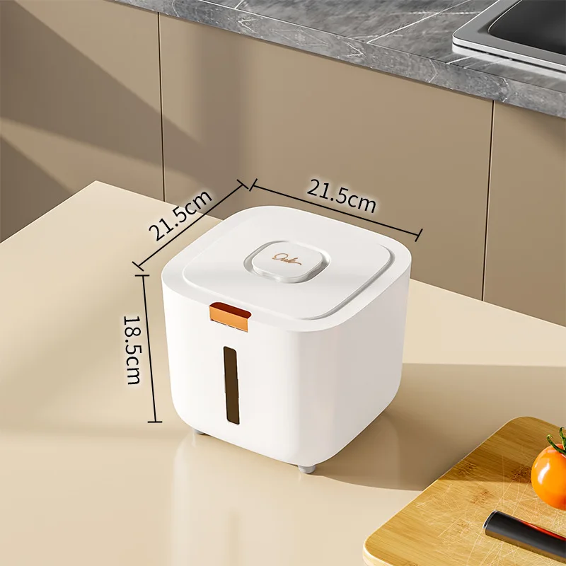 High Quality Rice Rice Dispenser Container Storage with Transparent Scales Measuring Cup for Household for Kitchen Organizing
