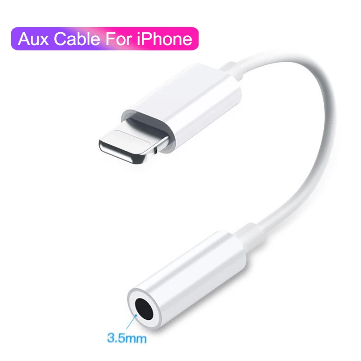 Лидер продаж кабель Aux с подсветкой и разъемом 3 5 мм для наушников Apple адаптер аудиокабеля