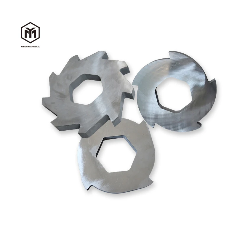 Hot selling Cheap Price and Good Quality Double Shaft Plastic Metal Tire Shredder Blade For Sale