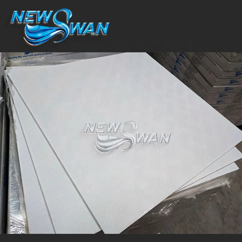 
60X60 Gypsum Ceiling / PVC Laminated Gypsum Ceiling Tiles 