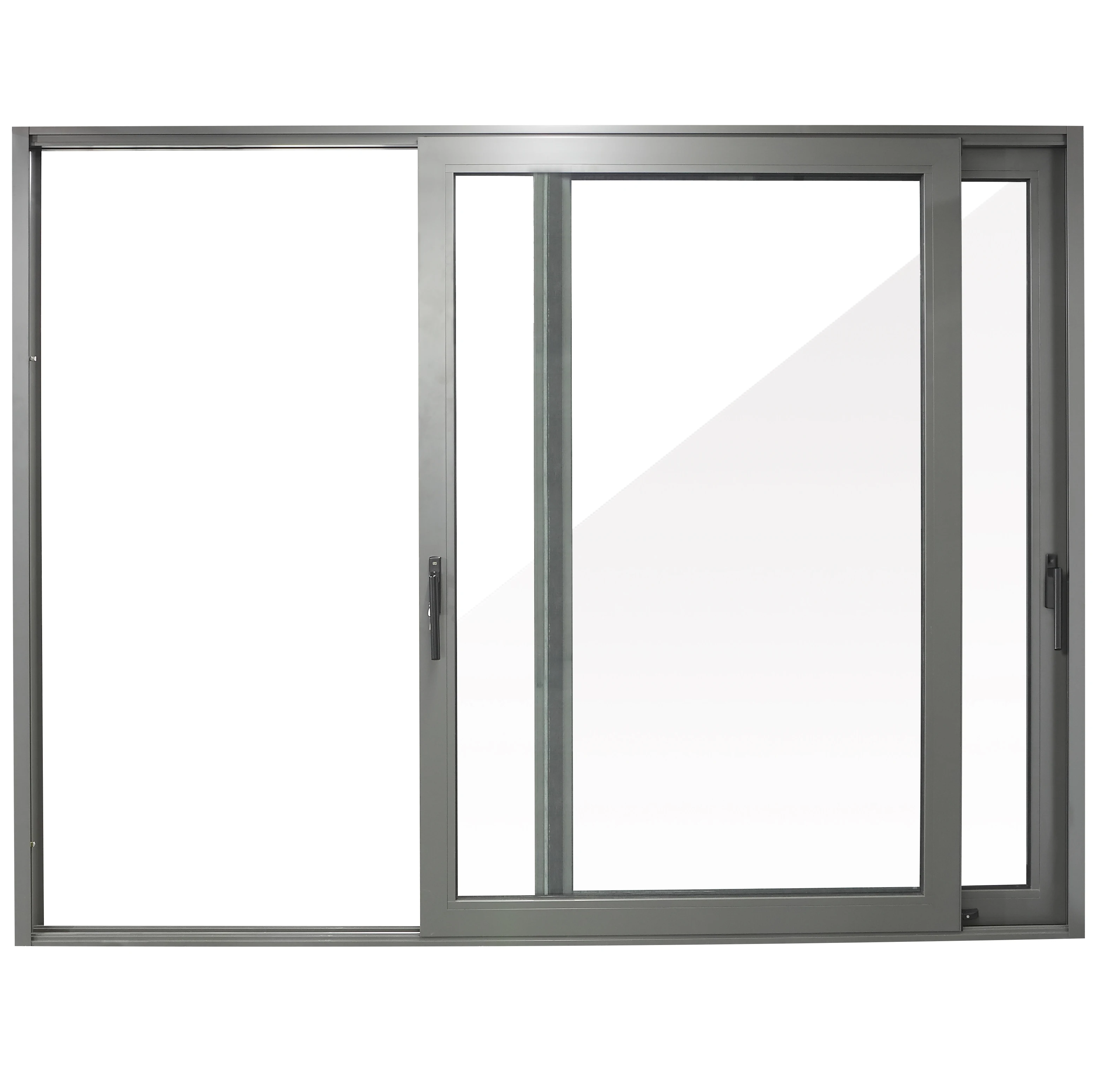 High Quality Competitive Price Aluminium Sliding Window Factory Customized Mosquito Net /Grill/Mesh Double Tempered Glass