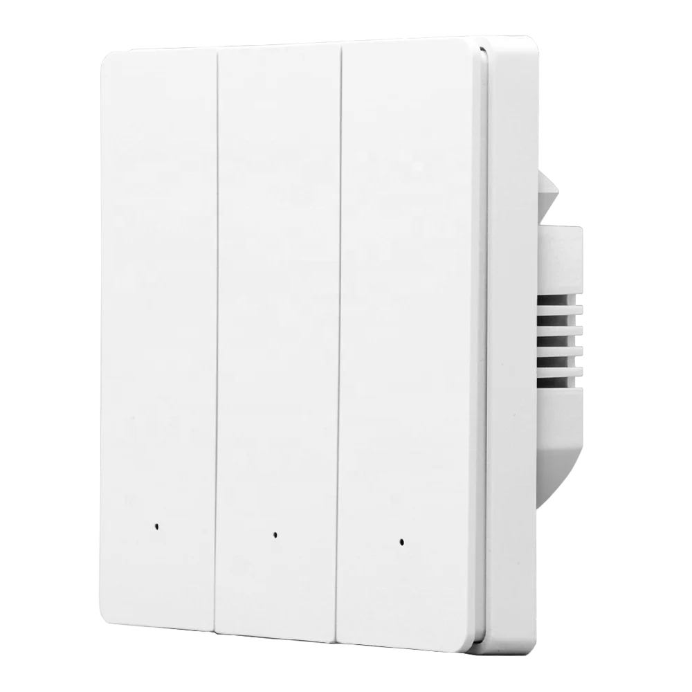 Latching Relay Lno-neutral Tuya Smart Zigbee Push Button Light Switch 1/2/3 Gang