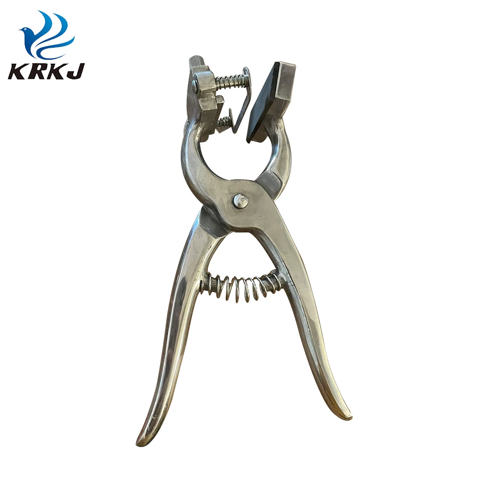 CETTIA KD713 veterinary instruments ear tattooing marking tattoo plier set for animals