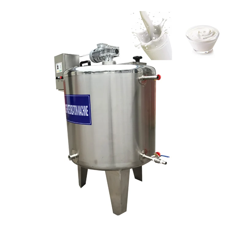 Industrial milk pasteurizer machine 1000 liter milk pasteurizer machine ice cream pasteurization machine