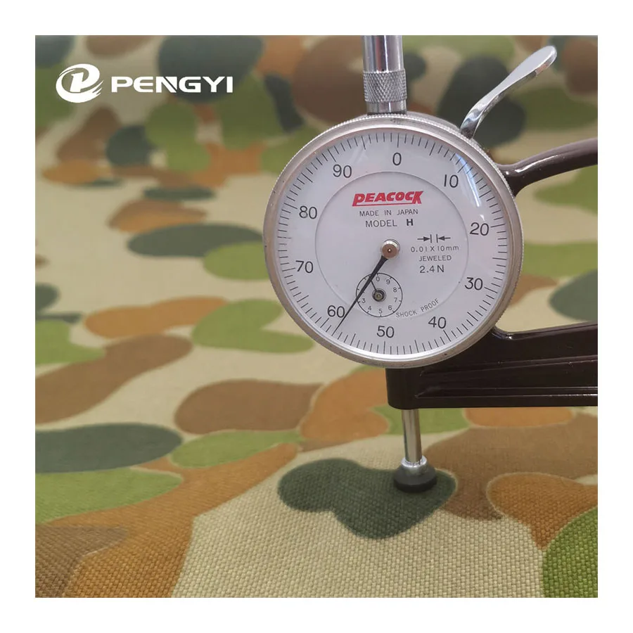 100% Polyester Oxford Fabric Pu Coated Fabric Polyester Camouflage Printed Fabric