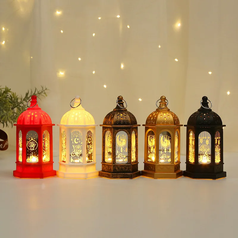 Ramadan Lanterns Retro Lantern Eid Decorations Led Light Home Decorations