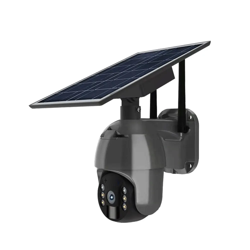 1080P solar powered with outdoor waterproof wireless solar panel battery power cctv security hidden wifi ip camera