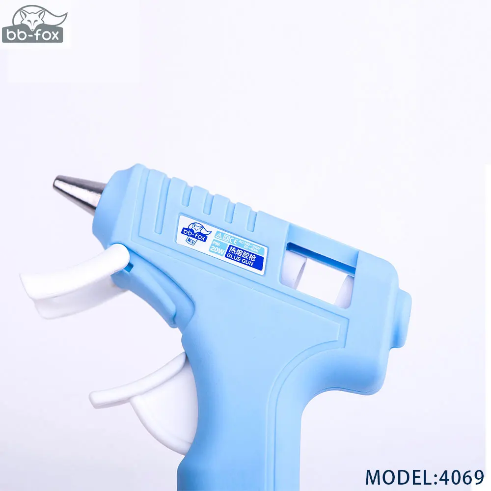 
Mini Electric Hot Melt Glue Gun 10W 20W Handicrafts for Kids & 2 Sticks Anti-Drip EU US Plug 