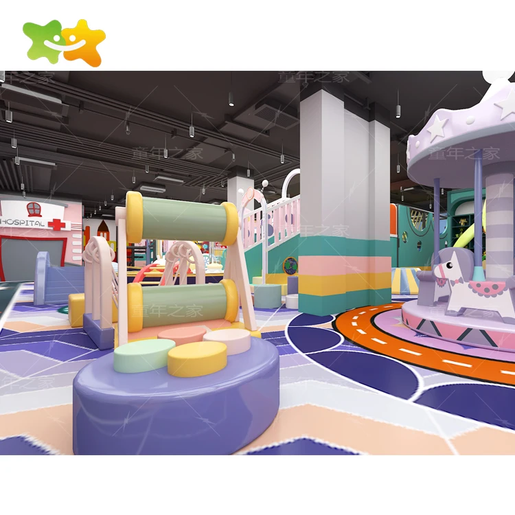 Large Maze Playland Soft Play Equipment Kids Play Area Indoor Playground For Children