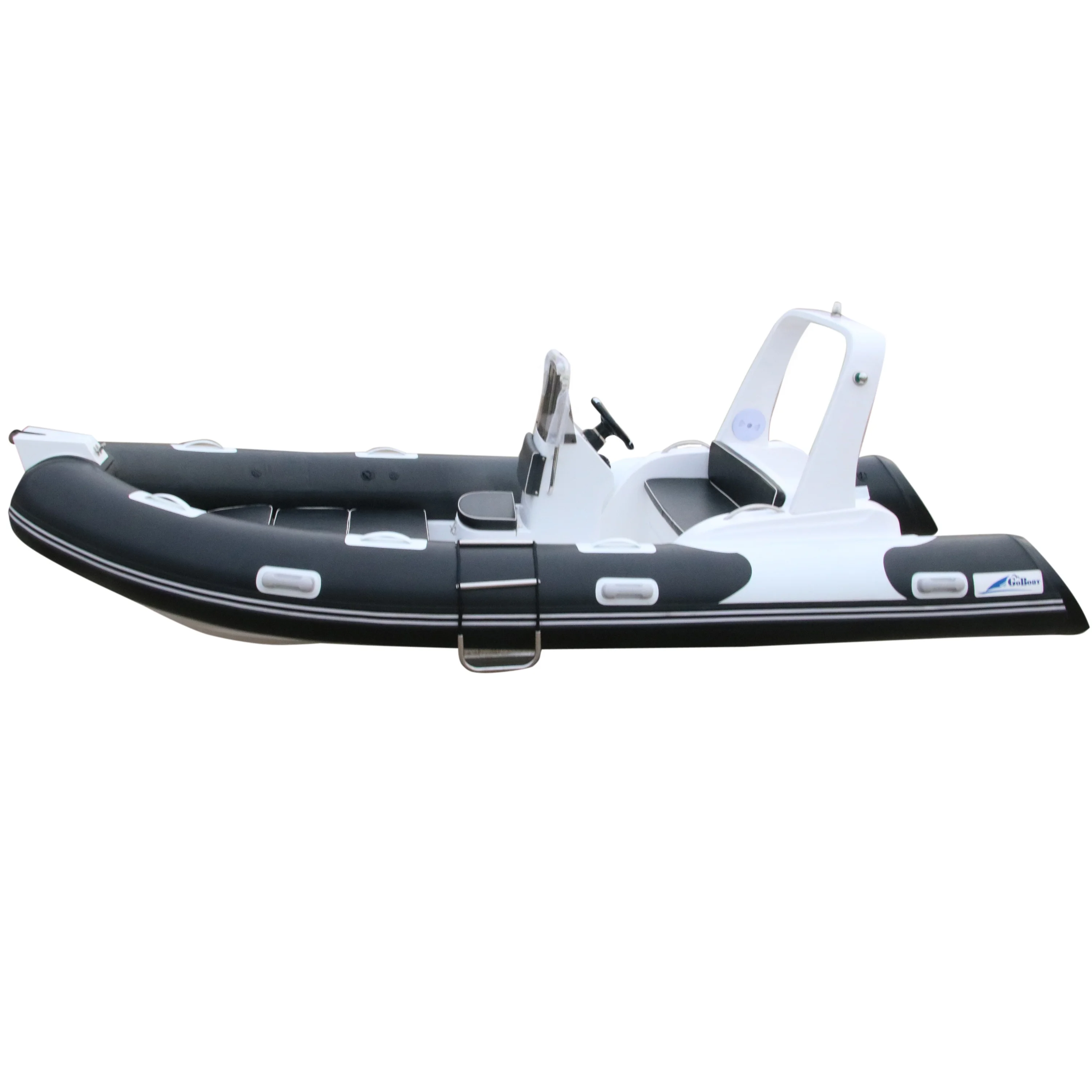 Goboat RIB520 5.2M 17ft Goethe (CE)Rib520 Inflatable Hull Inflatable Boat Fiberglass Fishing Inflatable Boat For Sale RIB520