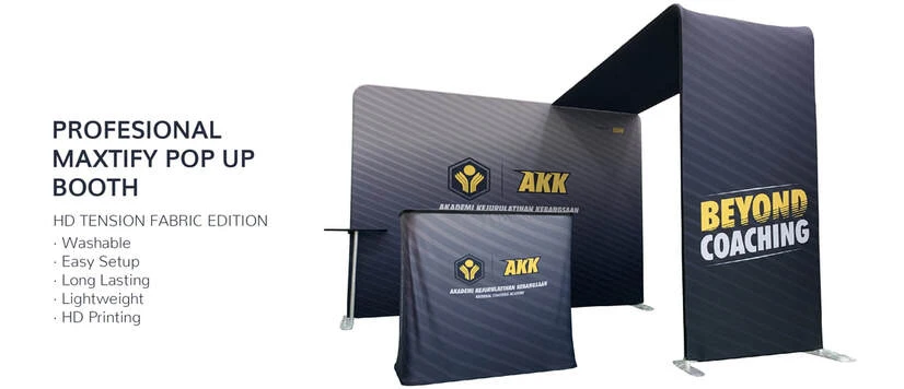 Straight stretch tension fabric aluminum frames 8x10 backdrop wall display