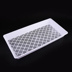 Plastic material 54*27*6.5cm rice seedling plant tray factory direct sale and customized nursery seed tray