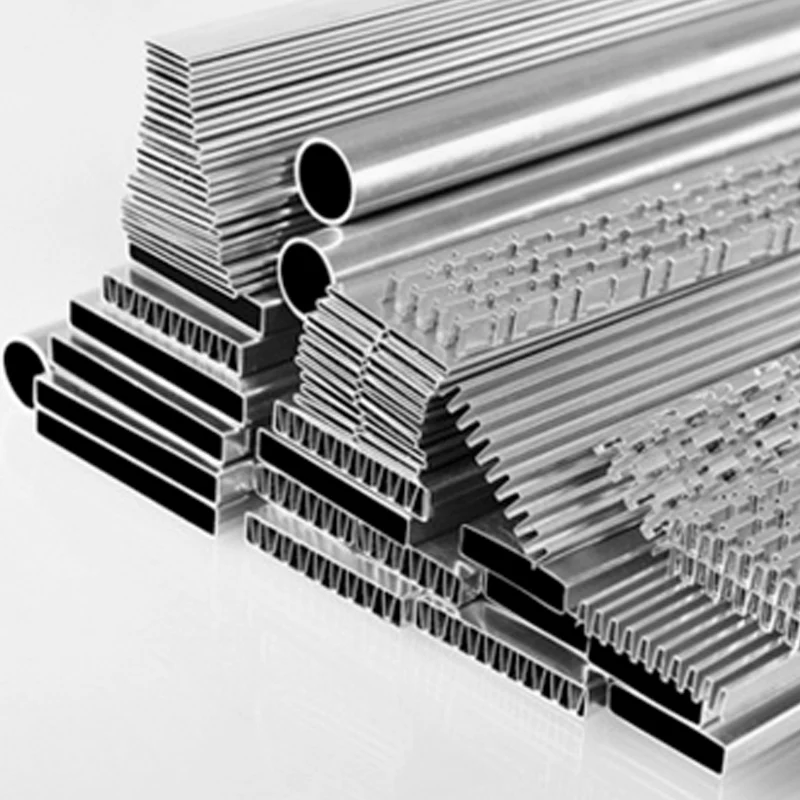 Manufacturer Custom Aluminum Extruded Flat Fin Tube Aluminum Heat Sink Flexible Radiator Microchannel Tube Aluminum Heat Sink