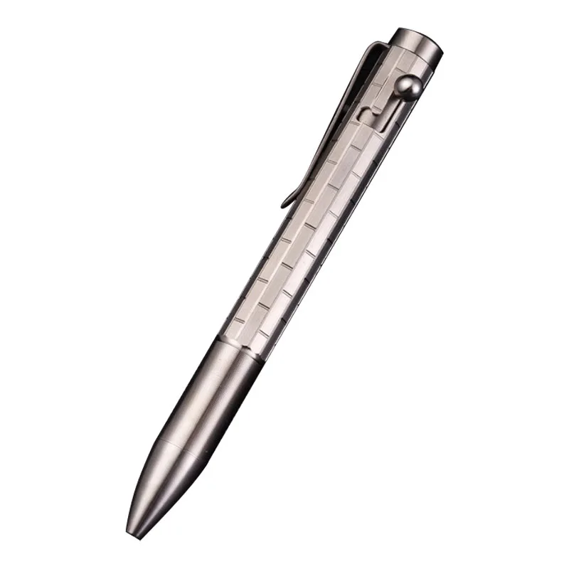 Titanium Tactical Bolt Action Pen with Tungsten Tip