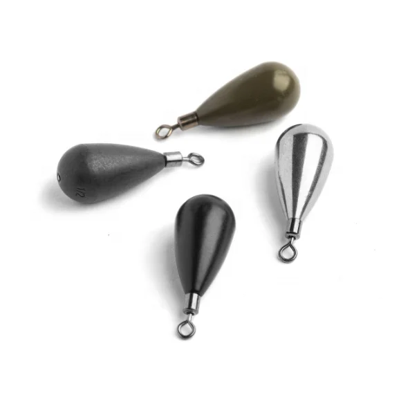 3/32 OZ 2.7g Wholesale Fishing Sinker Tackle Tungsten Tear Drop Shot Round Eye