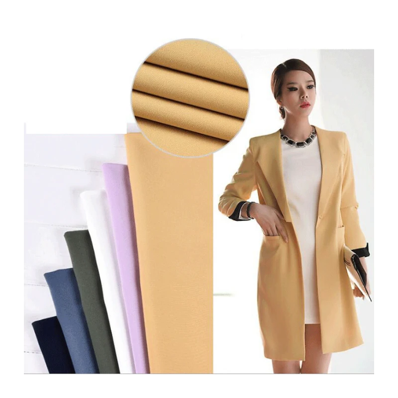 Повседневная Женская одежда из ткани 95% поли 5% Sp весна/лето платье четырех стрейч материала