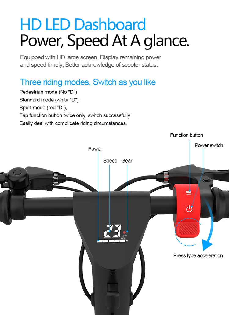 Customers first Sunwinon 2 wheel electric scooter for adults electric scooter 36v 500w