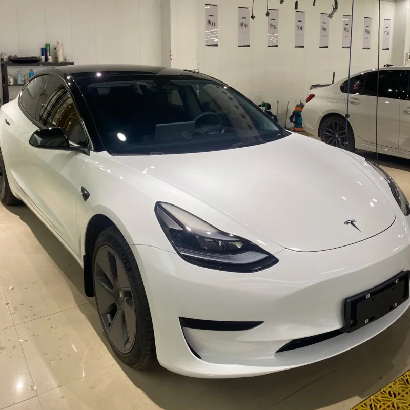 Custom Pearl White TPU Color Changing PPF Film Paint Protection Film Roll Car Wrapping Film Color Change Foil Glitter Vinyl Wrap