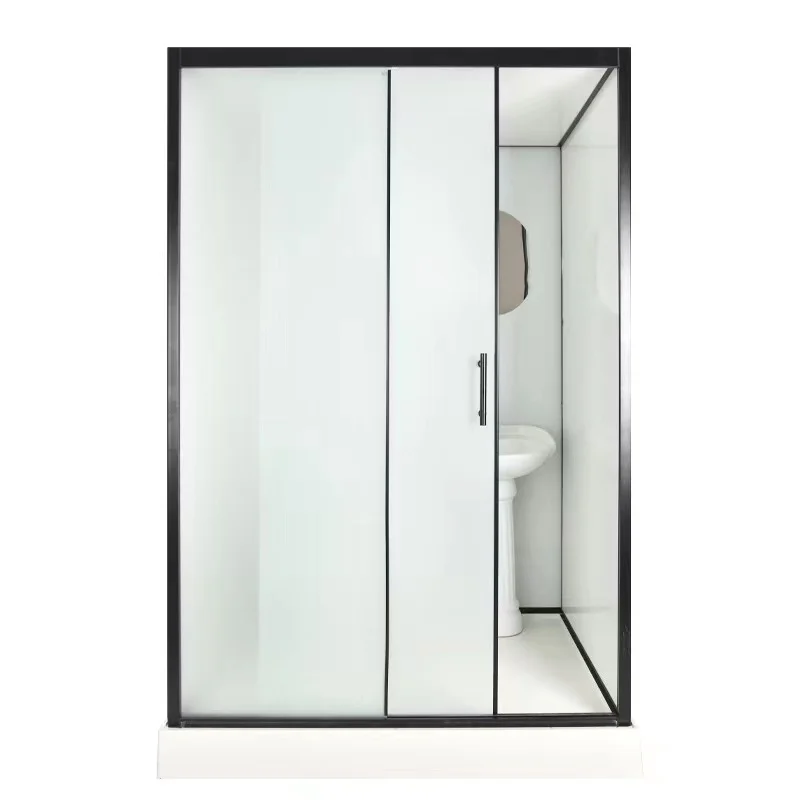 Portable  mobile cabin hospital Site dormitory  Integrated bathroom with toilet and sink installed on site