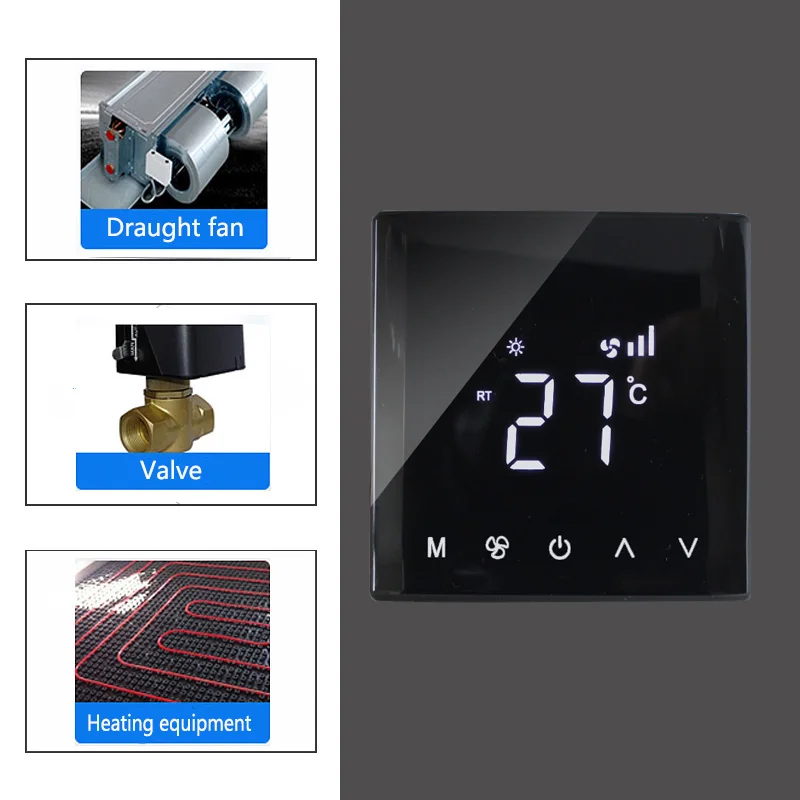 Hot Selling Most Popular Industrial Easy Install Smart LCD Indoor Floor Heating Thermostat