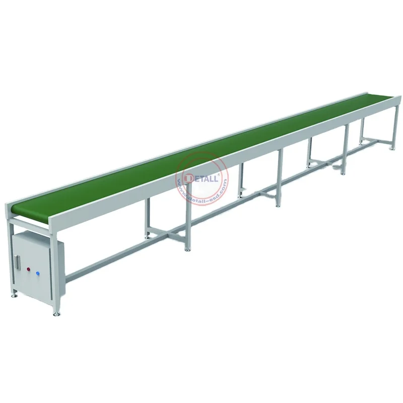 Detall-OEM ESD Aluminum Conveyor Belt Baffle Modular Designed Flexible Assembly Line Work Bench