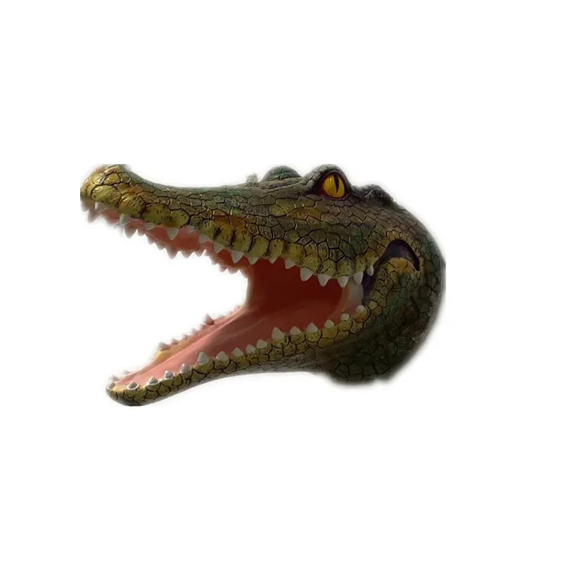 Nanwei Resin Wall Hanging Animal Crocodile Alligator Head Headphone Handbag Holder