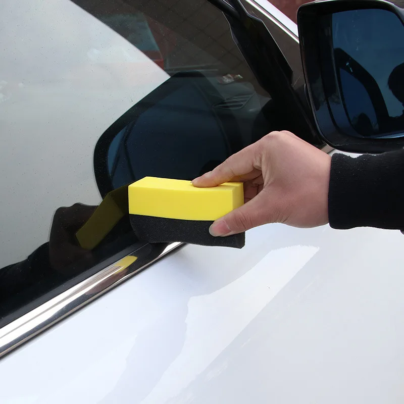  Горячая Распродажа высокоплотная губка для мытья автомобиля полировка Губка из полиэстера EVA высокоабсорбирующая очистки уход за