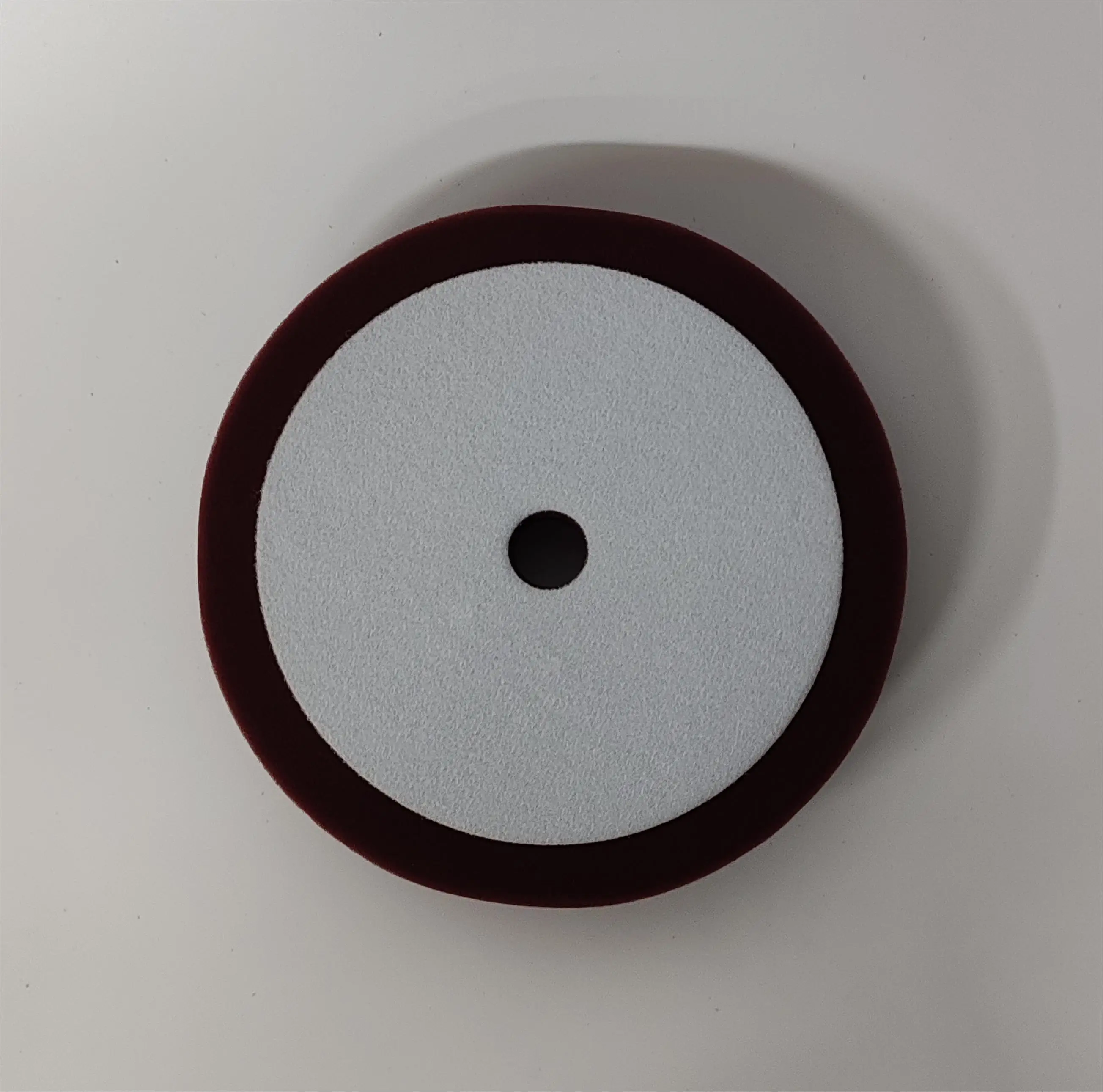 Auto Polishing Wool Polishing Pad 150mm round Hook and Loop Foam Designed for Car Bodies Orbital Application