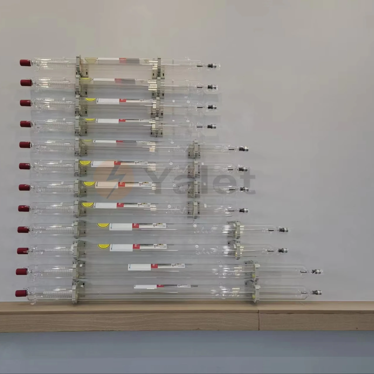 Yalet Original 90w 100w 130w 160w 180w W series Co2 Laser Glass Tube for Laser Cutting Engraving