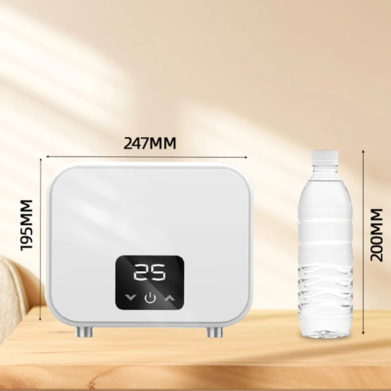 China hot water heater 5.5KW smart induction portable tankless instant electric water heater for bathroom water heater