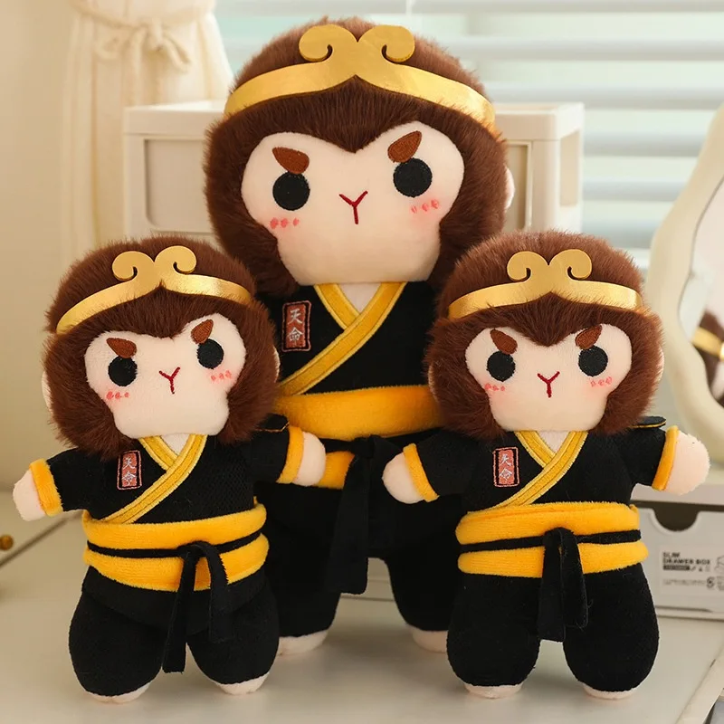 Fast Shipping Video Game Stuffed Animal Toys Wukong Bajie Plush Grumpy Monkey Unbranded Anime Design Soft Plush Toy