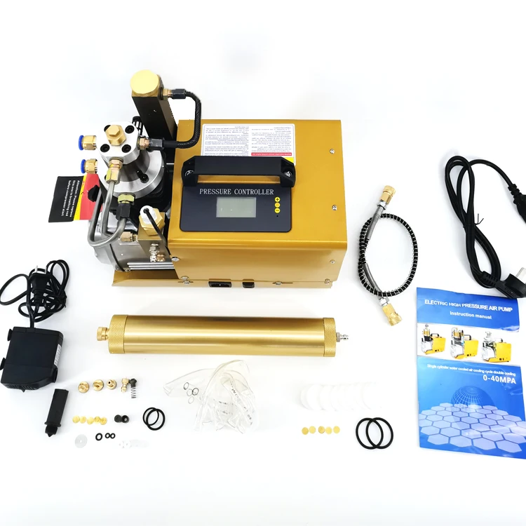 new portable 4500 psi Electric 30Mpa 110v220v high pressure air compressor pcp