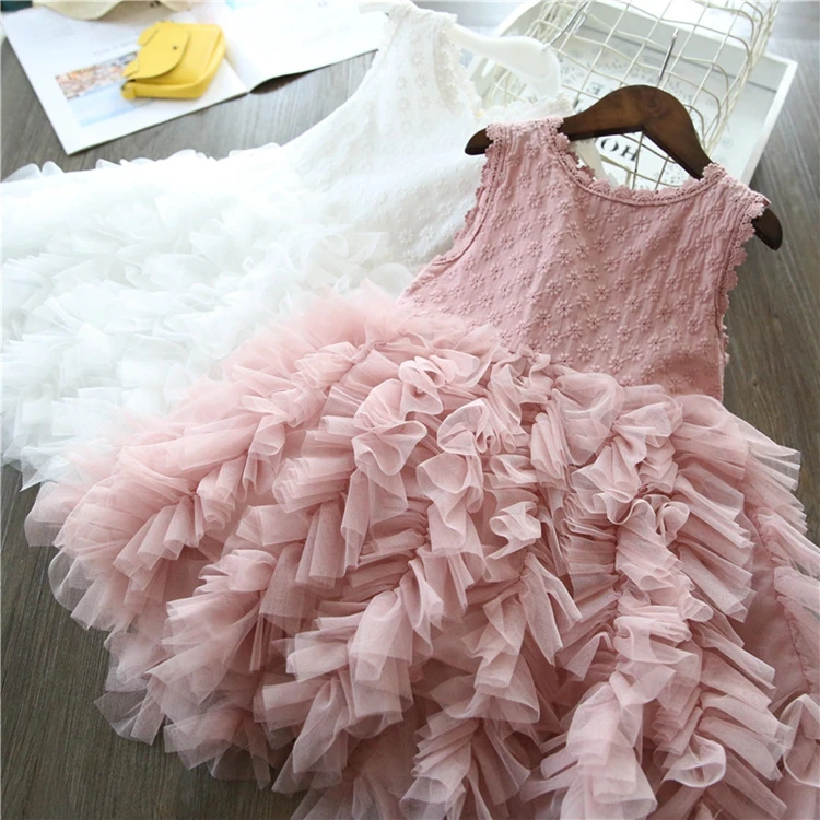 Girls Dress Children Clothing Summer Kids Party Princess Sleeveless Clothes For Kids Girls Dress