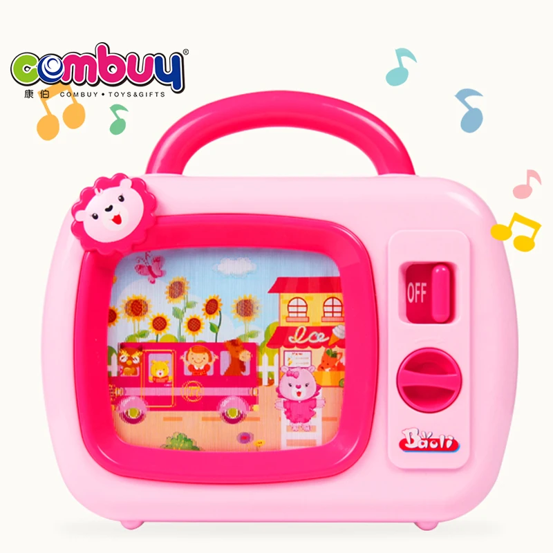Cute infant early learning musical mini baby tv toys