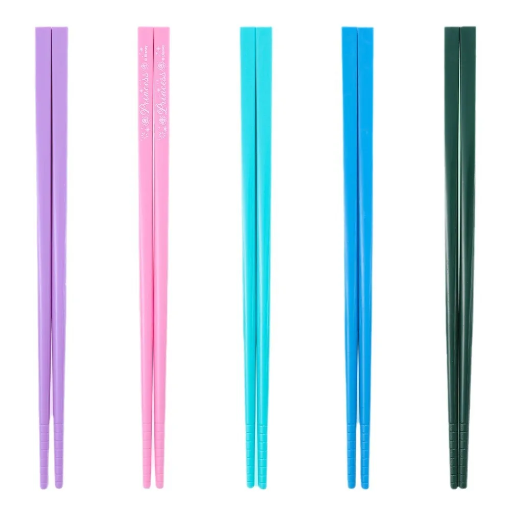 Dishwasher Safe Customized logo Bpa free food grade reusable chopsticks plastic chop stick