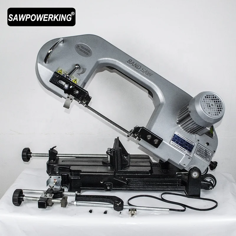 SAWPOWERKING 8' metal pic pipe cutting wood cutting mini table saw bandsaw machine