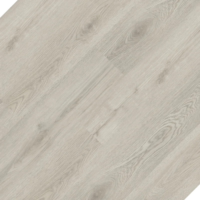 White PVC floor SPC click system vinyl plank flooring with IXPE/EVA foam